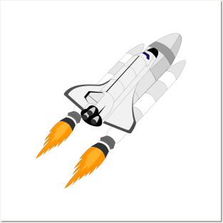 Space Shuttle on a Launcher. Posters and Art